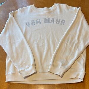 Von Maur Cream Crewneck Sweater for Women